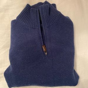 JCrew Men’s Blue Wool Sweater Size Medium